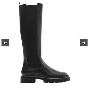 Massimo Dutti high leather boots